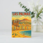 strand Las Palmas Gran Canaria Canteras Briefkaart (Staand voorkant)