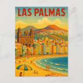 strand Las Palmas Gran Canaria Canteras Briefkaart (Voorkant)