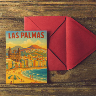  strand Las Palmas Gran Canaria Canteras Briefkaart