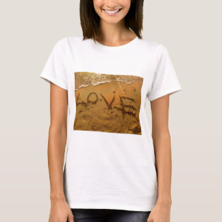Strand LIEFDE regenboog Kristal kristallen shirt