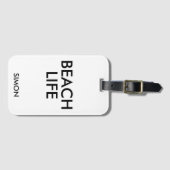 Strand Life Badmeester Gift Bagagelabel (Voorkant (horizontaal))