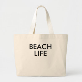 Strand Life Badmeester Gift Grote Tote Bag
