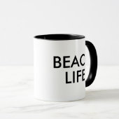 Strand Life Badmeester Gift Mok (Voorkant rechts)