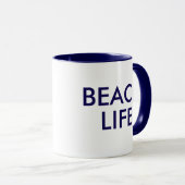 Strand Life Badmeester Gift Mok (Voorkant rechts)