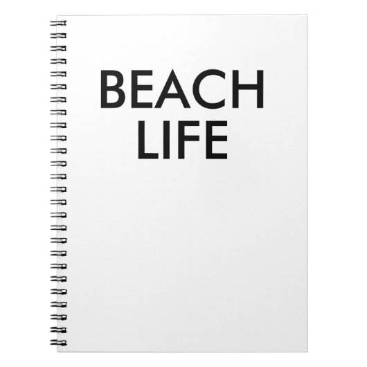 Strand Life Badmeester Gift Notitieboek (Voorkant)