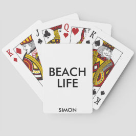 Strand Life Badmeester Gift Pokerkaarten
