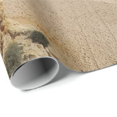 strand, lucht, zee, water, vakantie, wolken, blauw cadeaupapier (Rol Hoek)