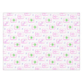 Strand Mahjong Bikini Zeester Palmboom Kust Tafelkleed (Voorkant (Horizontaal))