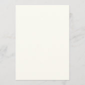 Strand Maneschijn Aquarel Trouwmenu Menu (Achterkant)