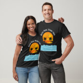 Strand meer, Werk minder T-shirt (Unisex)