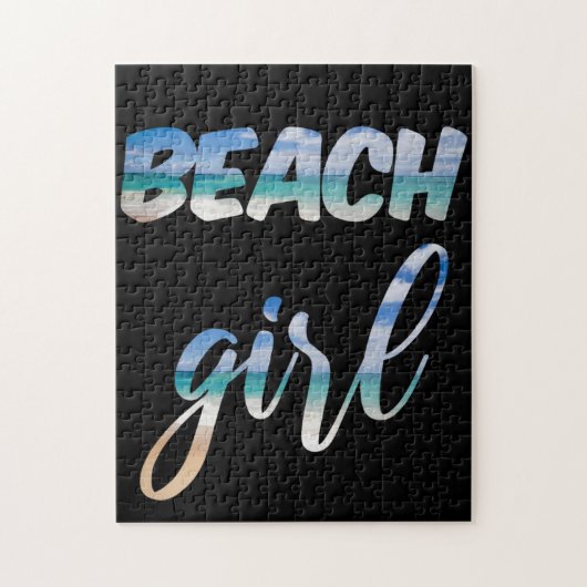 Strand Meisje Legpuzzel (Verticaal)