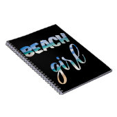 Strand Meisje Notitieboek (Rechterzijde)