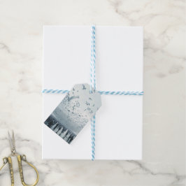 Strand menigte vredesduif foto cadeaulabel