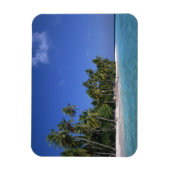 Strand met palmbomen, Malediven Magneet (Verticaal)