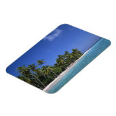 Strand met palmbomen, Malediven Magneet (Linkerzijde)