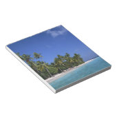 Strand met palmbomen, Malediven Notitieblok (Schuin)