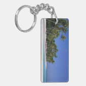 Strand met palmbomen, Malediven Sleutelhanger (Voorkant Links)
