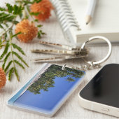 Strand met palmbomen, Malediven Sleutelhanger (Voorkant Rechts)