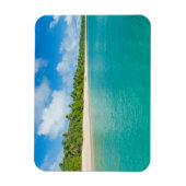 strand met palmbomen, Tonga Magneet (Verticaal)