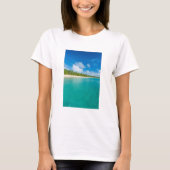strand met palmbomen, Tonga T-shirt (Voorkant)