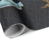 strand met Starfish en Anchors Cadeaupapier (Rol Hoek)