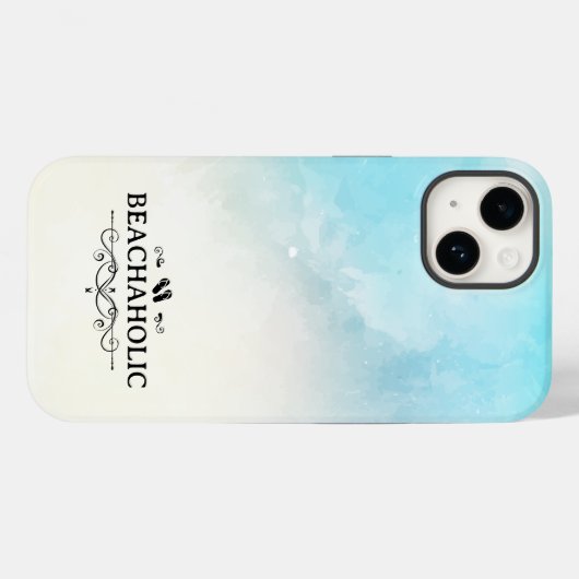 Strand met strand Case-Mate iPhone case (Achterkant (horizontaal))