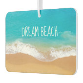 strand met Turquoise Blue Zee Water Luchtverfrisser (Links)