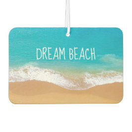 strand met Turquoise Blue Zee Water Luchtverfrisser