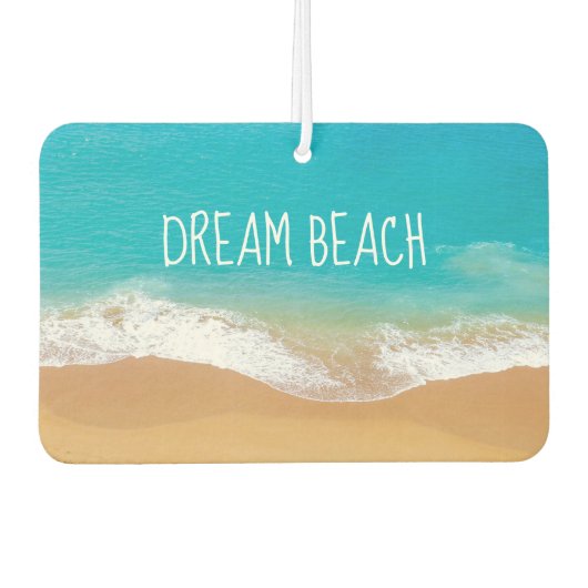 strand met Turquoise Blue Zee Water Luchtverfrisser (Voorkant)