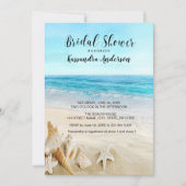 strand met zeemijlen in het zand Vrijgezellenfeest Kaart (Voorkant)