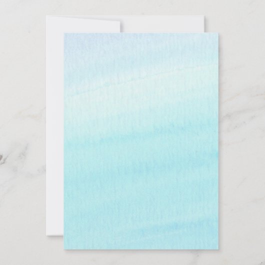 strand met zeemijlen in het zand Vrijgezellenfeest Kaart (Achterkant)