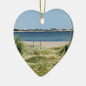 Strand mit Dünen Keramisch Ornament (Links)
