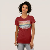 strand naar shirt damesrood, Florida (Voorkant volledig)