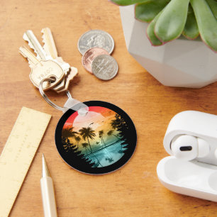 Strand natuur landschap zomer vakantie cadeau sleutelhanger