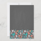 Strand Nautcial Pasgeboren Baby Foto Geboorte Aankondiging (Achterkant)