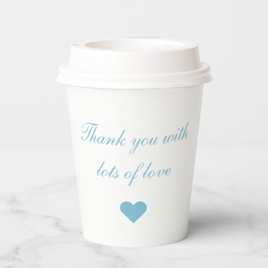 Strand Nautisch Vrijgezellenfeest Shell Blauw Turq Papieren Bekers (Achterkant)