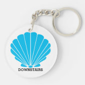 Strand Nautische Sleutelhanger Zie beide zijden (Achterkant)