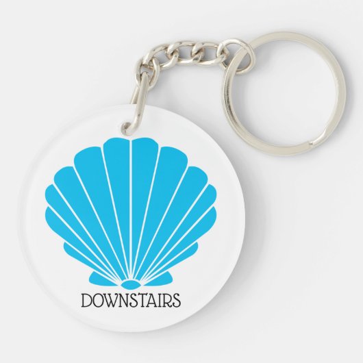 Strand Nautische Sleutelhanger Zie beide zijden (Achterkant)