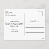  strand Nazaré Portugal Fotografie, Reizen Feestdagenkaart (Achterkant)