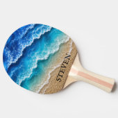 Strand Nep Kunsthars Epoxy Kust- Tafeltennisbatje (Zijkant)