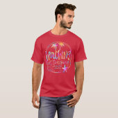 Strand Niet Onderwijzen Tie Dye Summer Teacher Bea T-shirt (Voorkant volledig)
