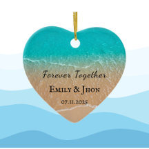 Strand Nieuw getrouwd stel foto kerst