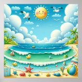Strand Nursery Poster (Voorkant)