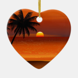 strand oahu hawaii noordshore briefkaart cera keramisch ornament