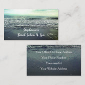 Strand Oceaan Artistiek Elegant Tropisch Paradijs Visitekaartje (Voorkant / Achterkant)