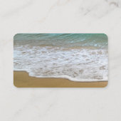 strand oceaan en natuur, op maat van dubbelzijdig visitekaartje (Achterkant)