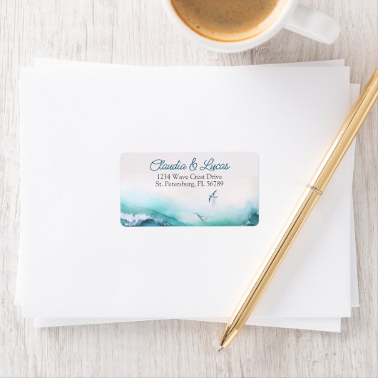 strand oceaan golven bruiloft etiket (Insitu)