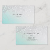 Strand Oceaan Gry Wit Grungy Ombre Wit VIP Visitekaartje (Voorkant / Achterkant)