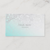 Strand Oceaan Gry Wit Grungy Ombre Wit VIP Visitekaartje (Voorkant)