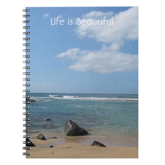 Strand Oceaan Kauai Notitieboek (Voorkant)
